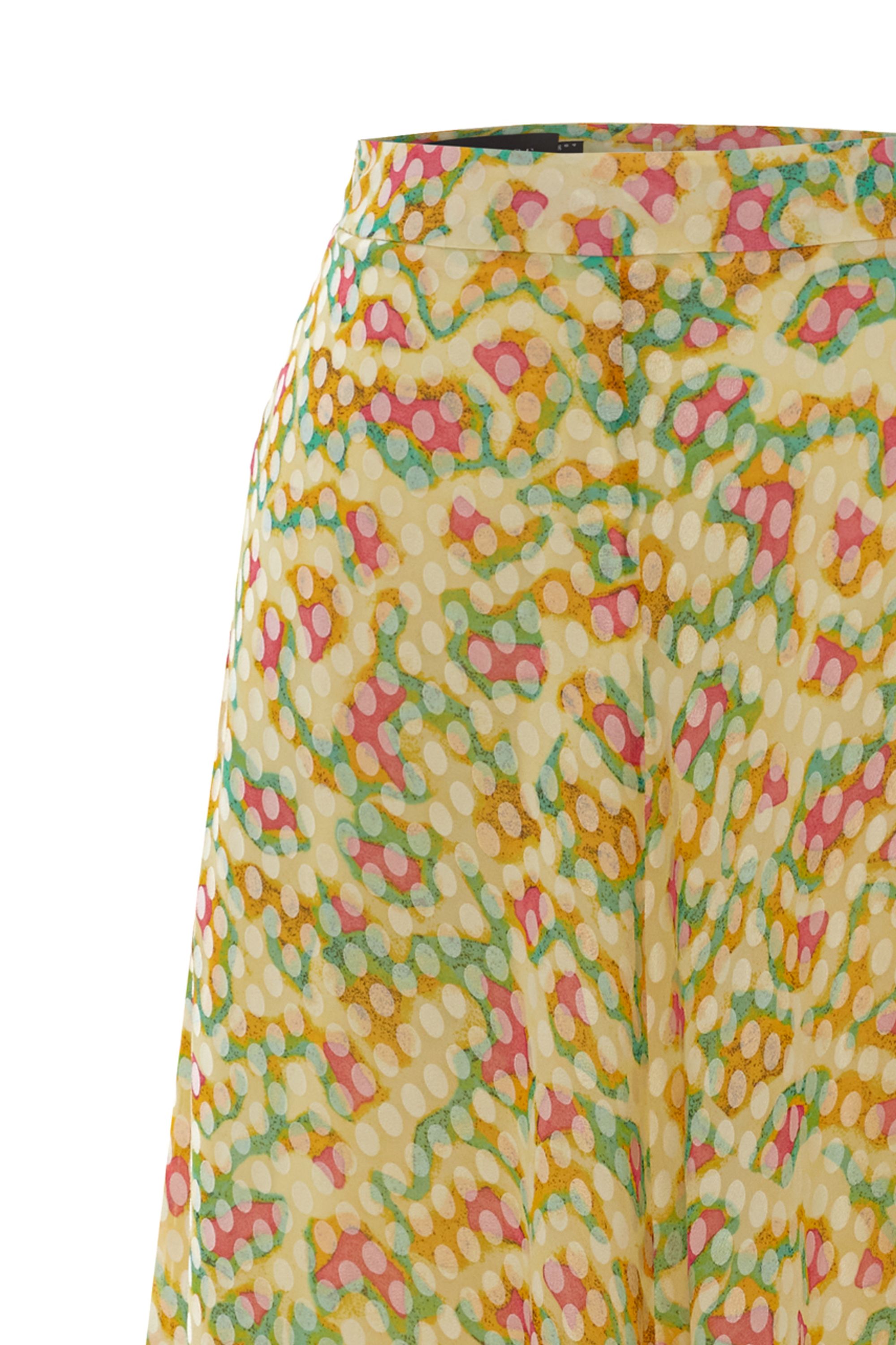 Lined and Decorated with Colorful Polka Dots Skirt