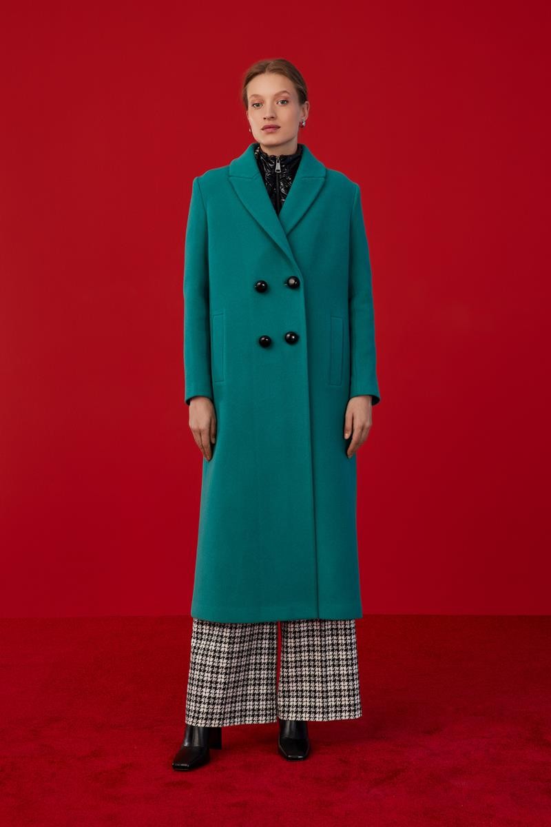 Woolen Midi Coat