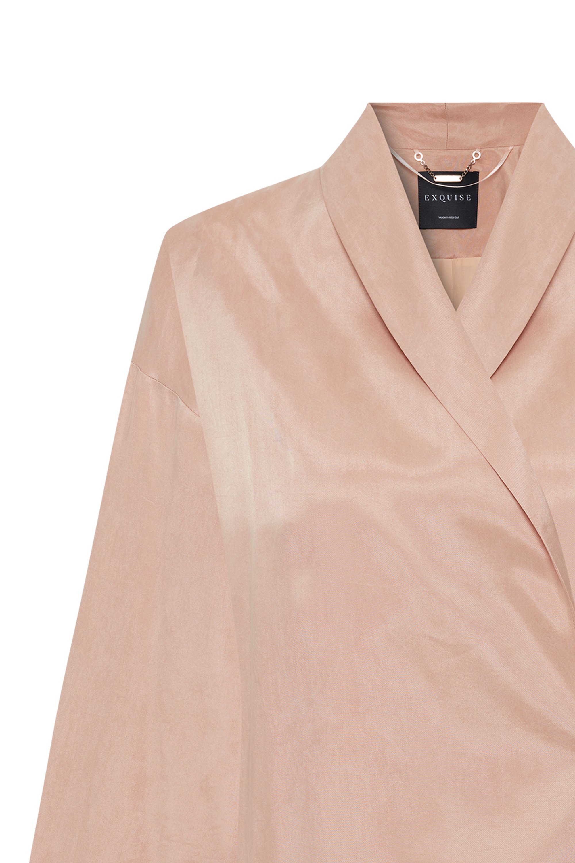 Soft Tencel Wrap Jacket