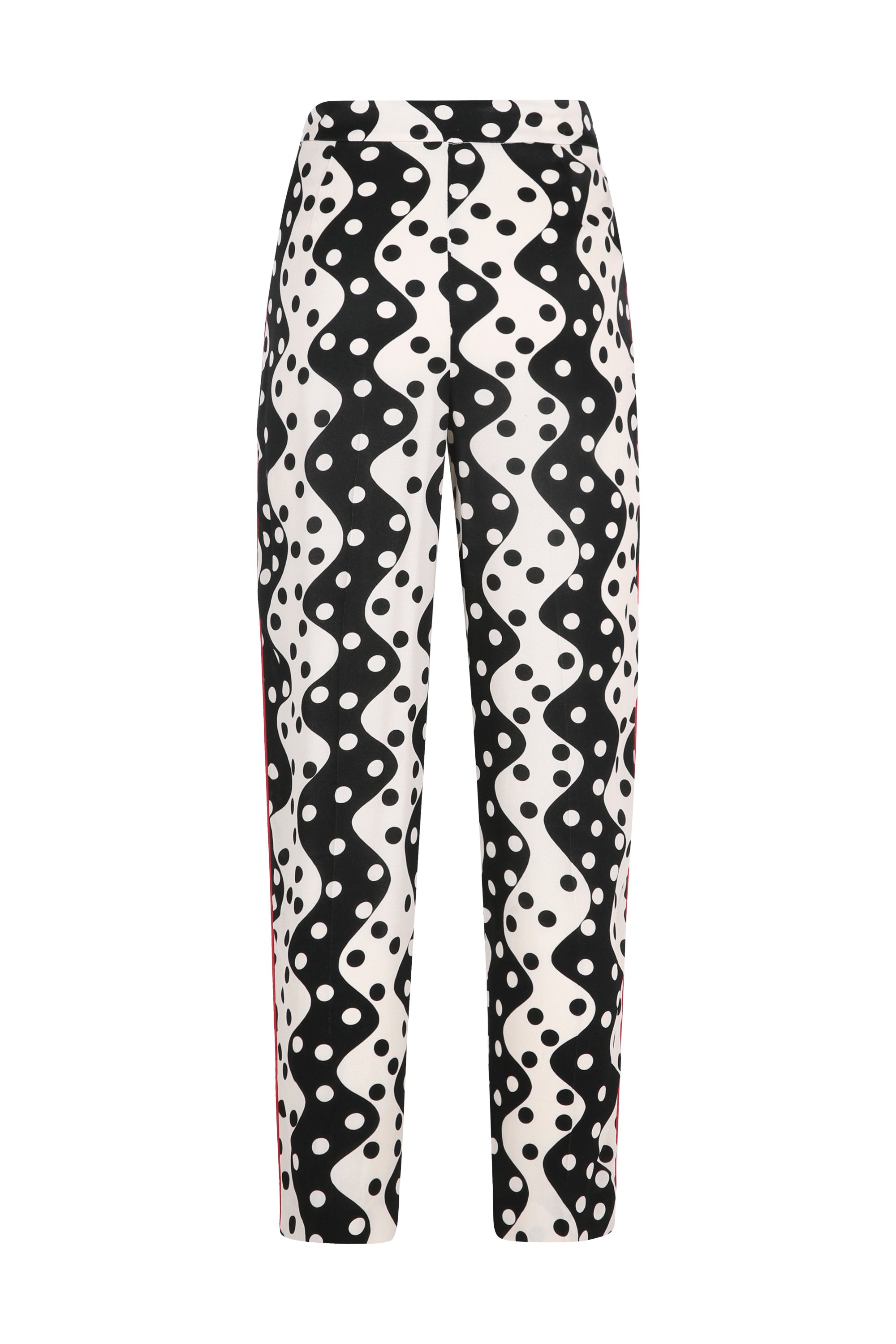 Black and White Patterned Pants