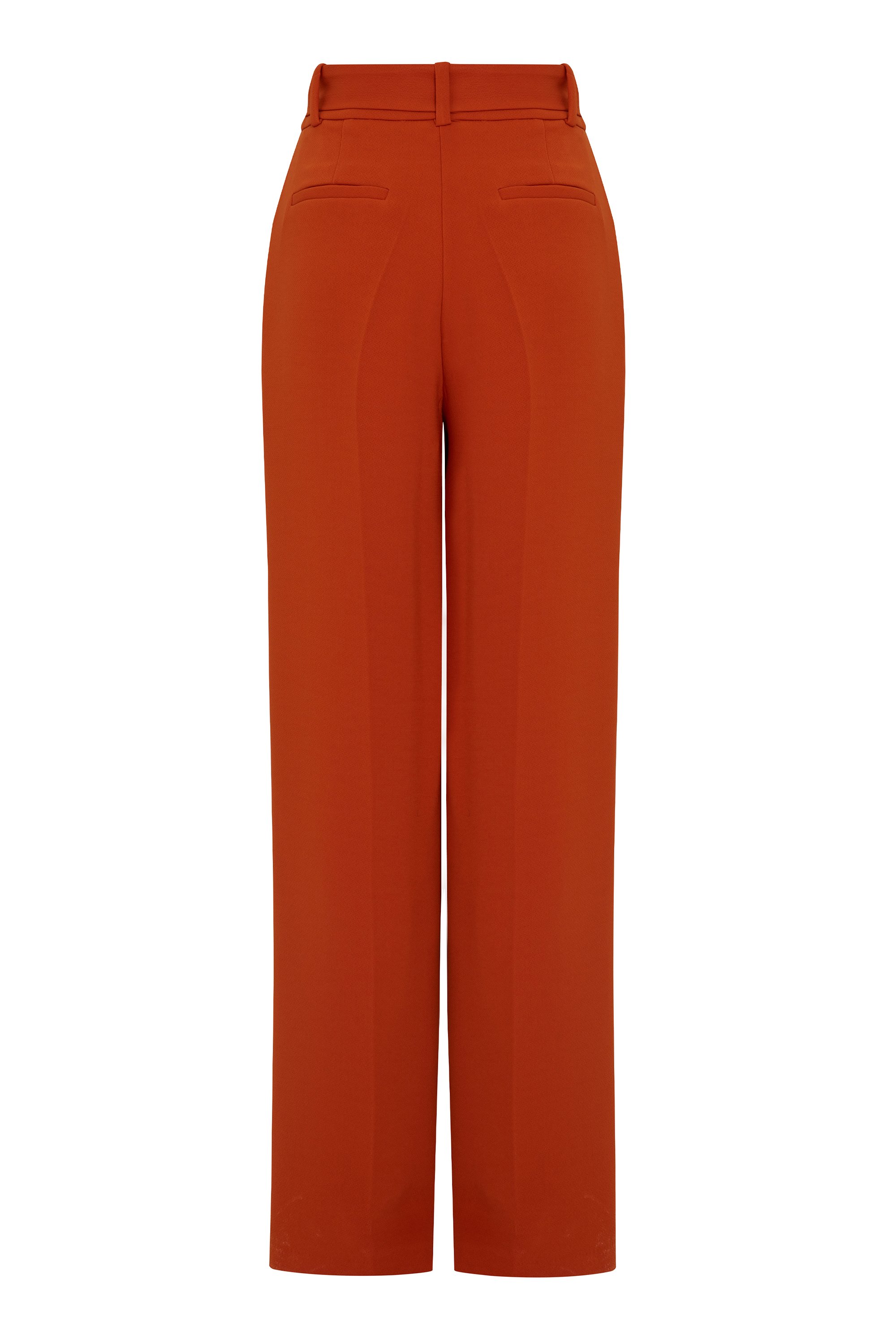 Belted Straight Leg Pants