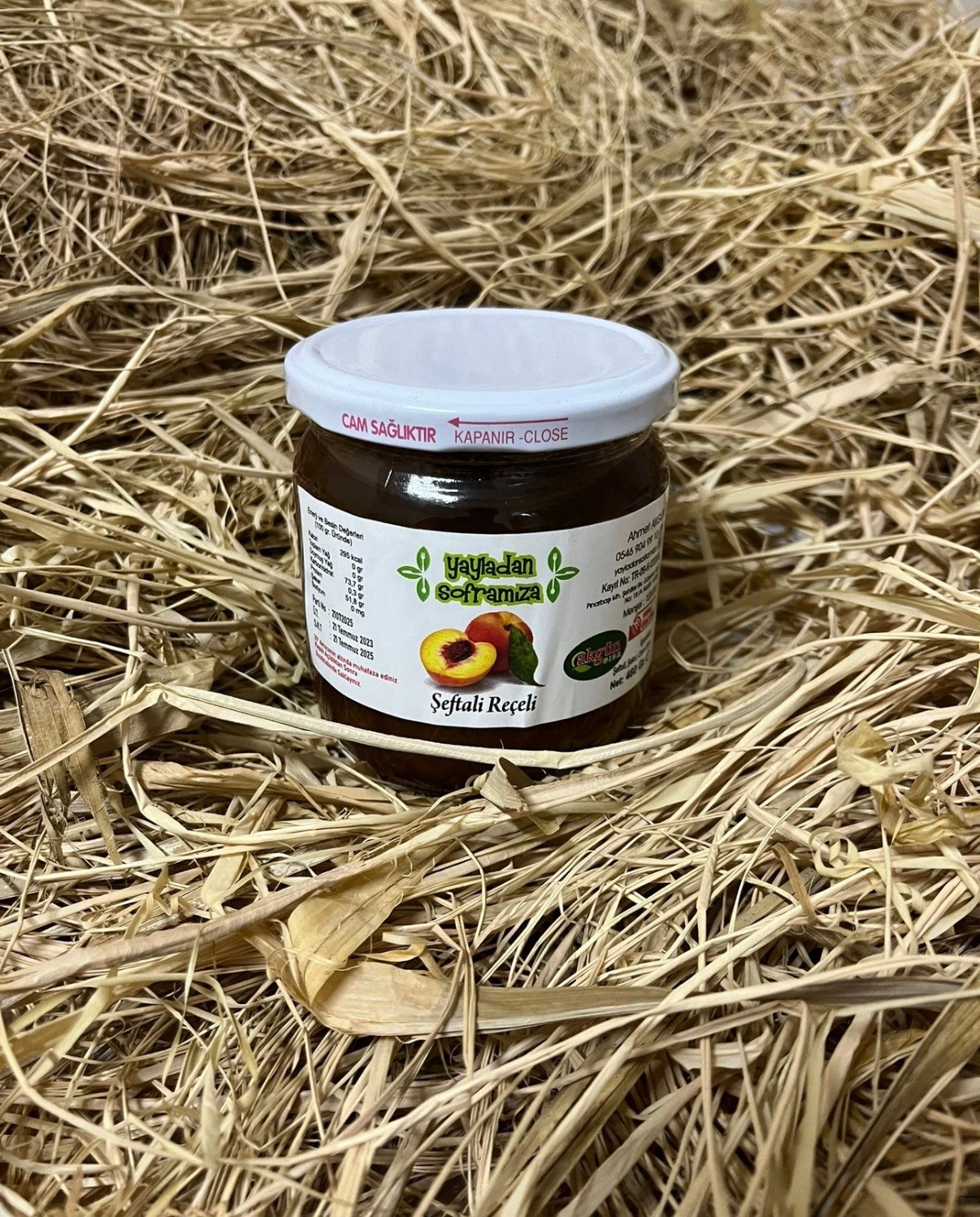Şeftali Reçeli 460 Gr
