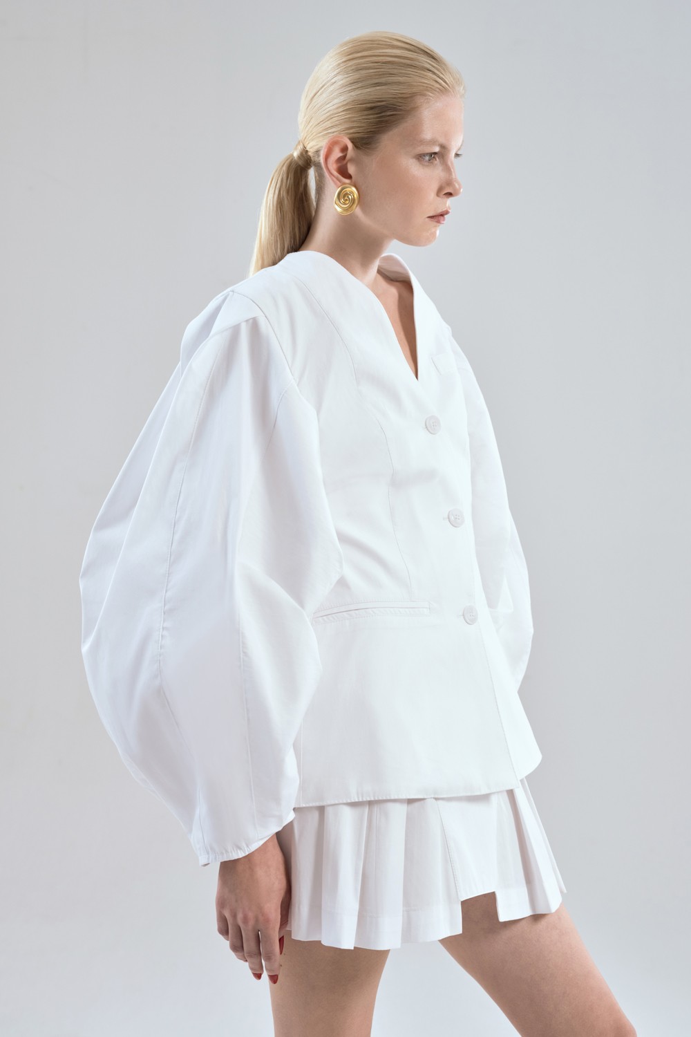 Elvira Shirt White