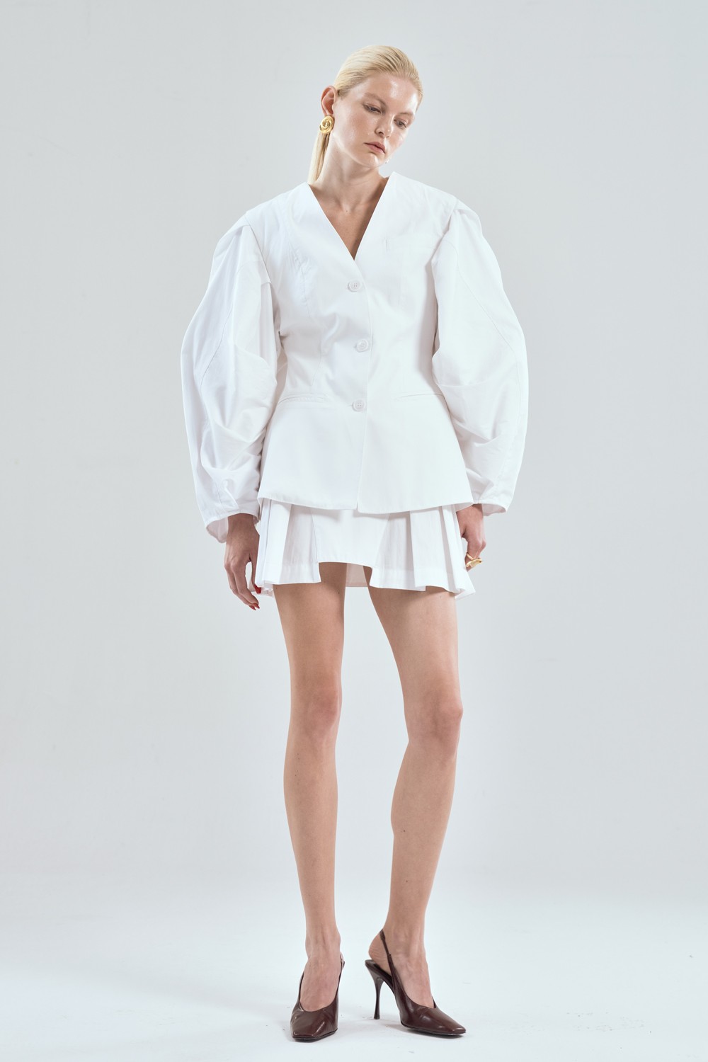Elvira Shirt White