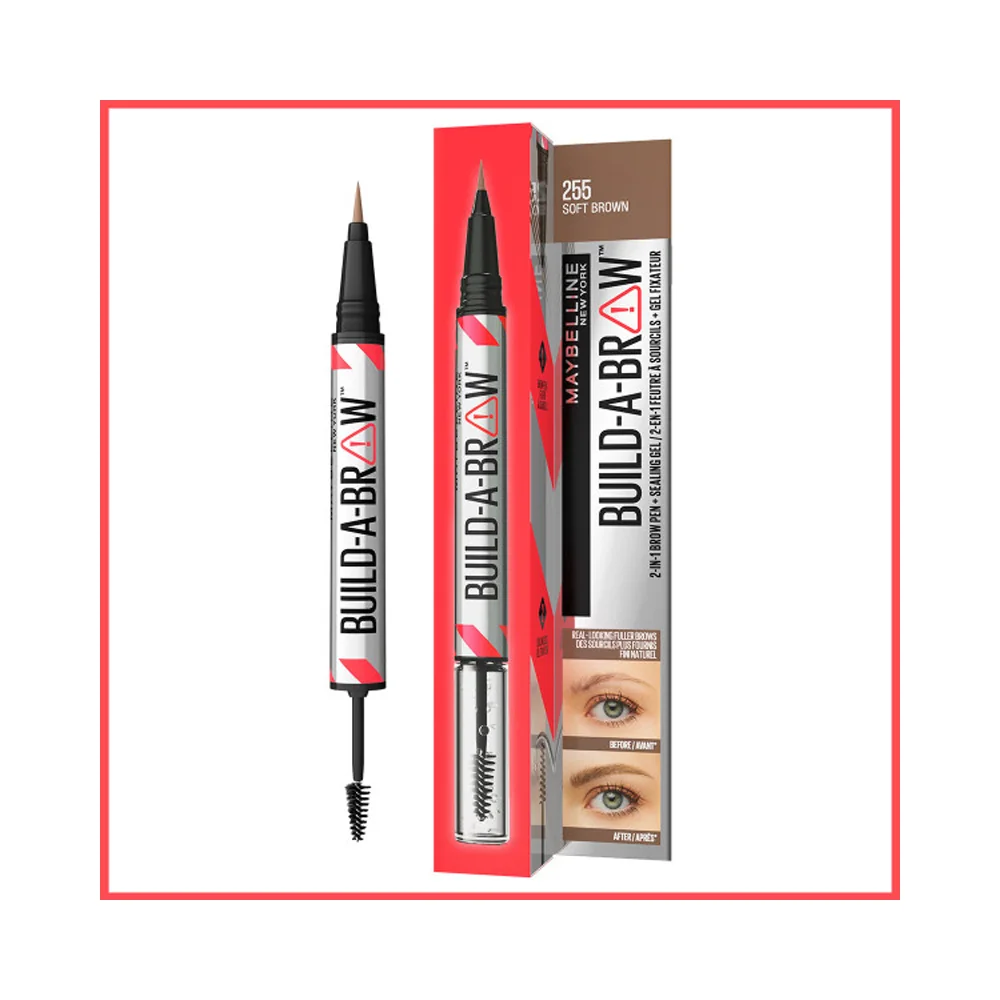Maybelline New York Build a Brow 2in1 Kaş Kalemi ve Jeli Soft Brown