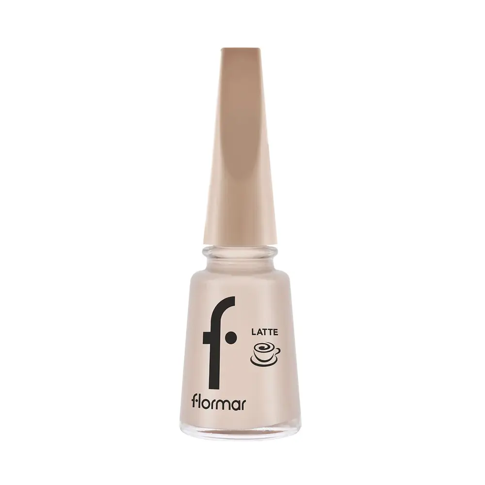 Flormar Latte Yüksek Pigmentli & Parlak Bitişli Kahve Tonlu Oje 009 Creamy Latte – 009 Creamy Latte