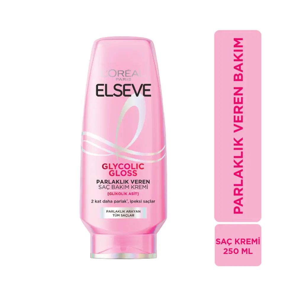 Loreal Elseve LOreal Paris Elseve Glycolic Gloss Parlaklık Veren Saç Bakım Kremi