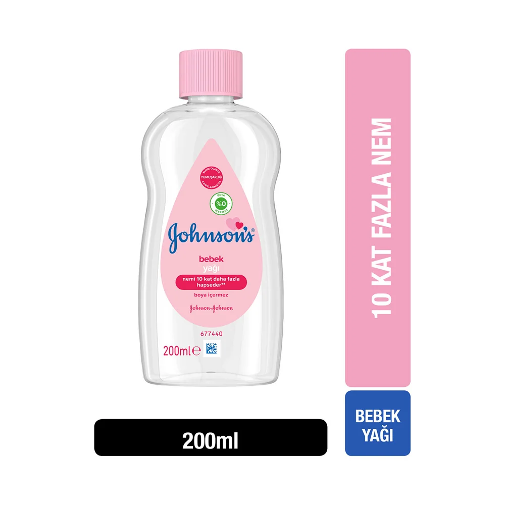 Johnsons Baby Nemlendirici Bebek Yağı 200 Ml