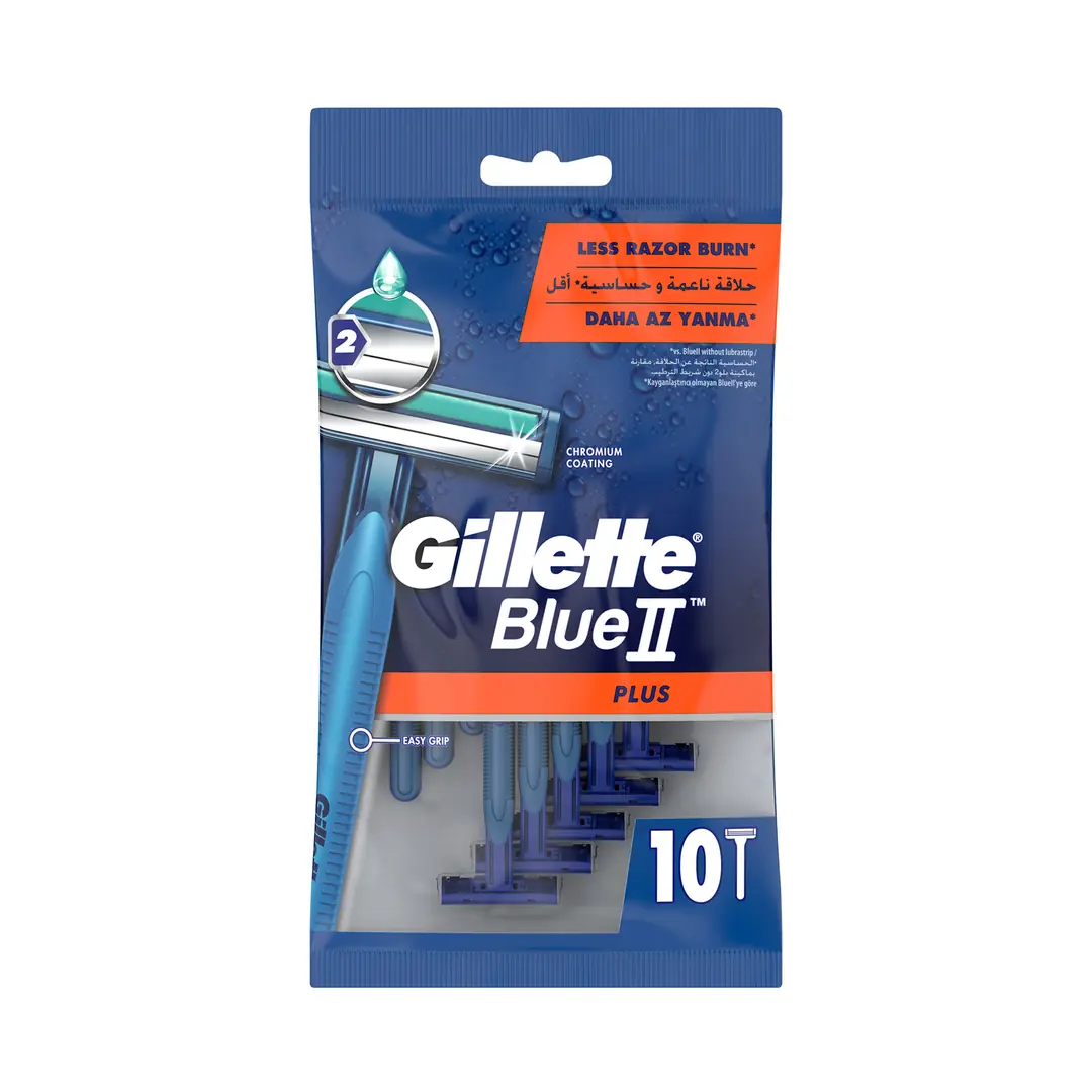 Gillette Blue2 Plus Kullan At Tıraş Bıçağı 10lu Poşet