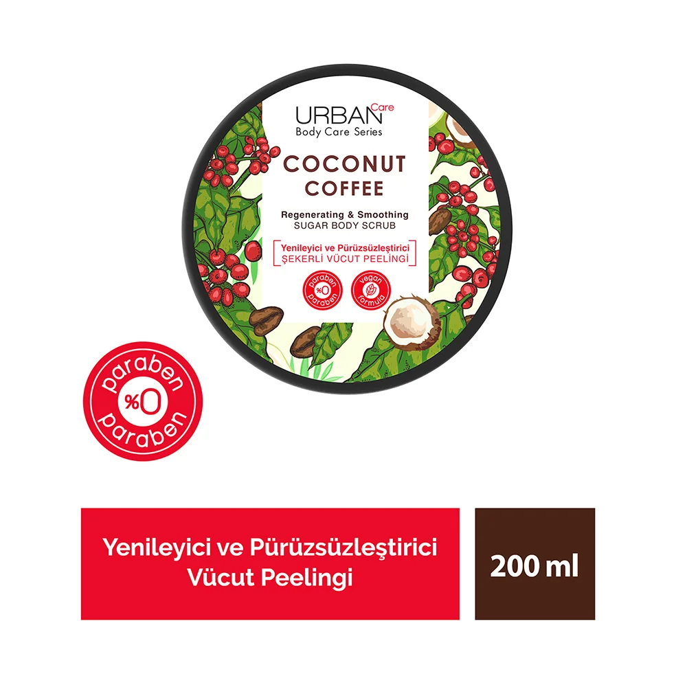 Urban Care Vücut Peeling Coconut Coffee 200 Ml
