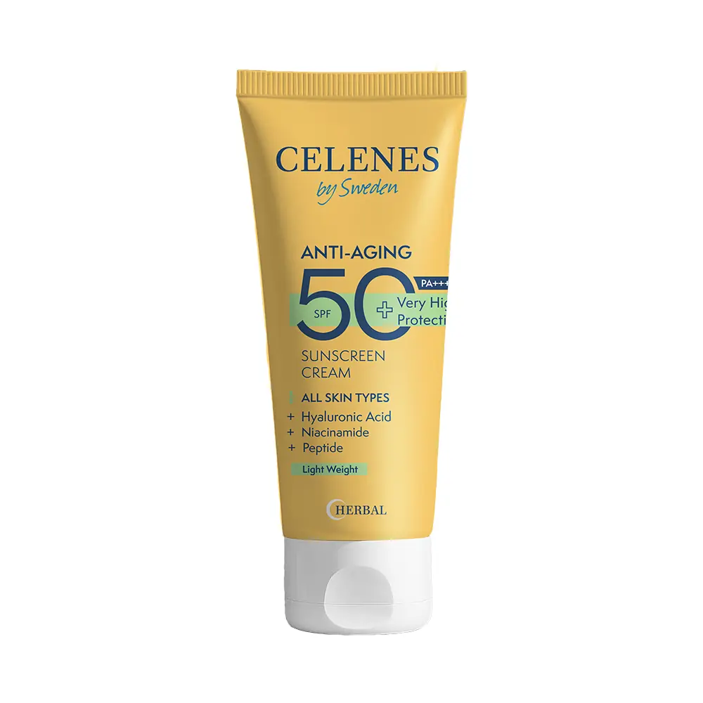 Celenes Herbal Güneş Kremi Yaşlanma Karşıtı 50 Spf - 50 Ml | Cosmetica