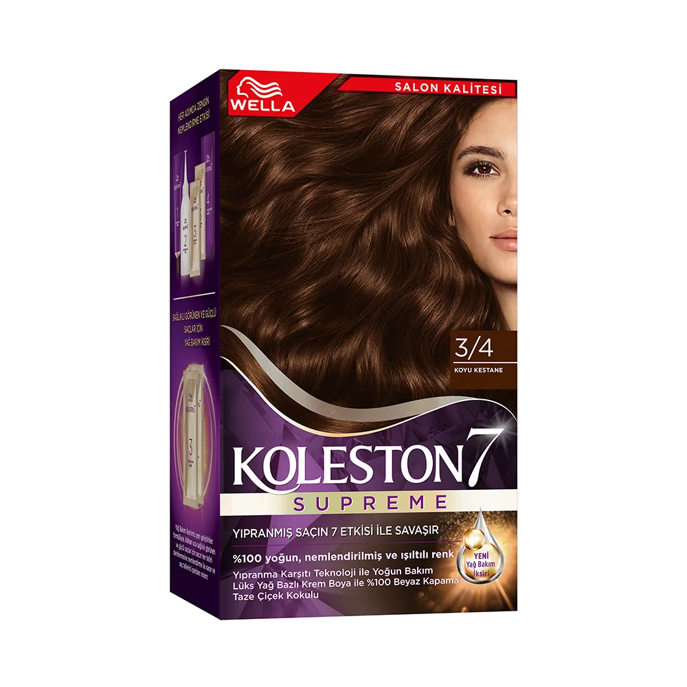 Wella Koleston 3/4 Kit Boya Koyu Kestane