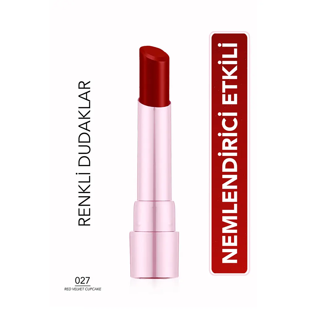 Flormar Sheer Up Sweet Escape Yarı Transparan & Parlak Bitişli Nemlendirici Ruj 027 Red V Cpcake | Cosmetica – 027 Red V Cpcake | Cosmetica