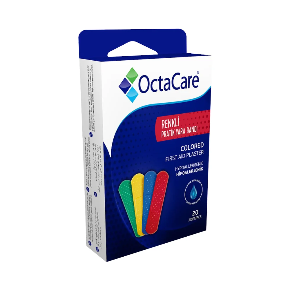 Octacare Renkli Yarabandı 20'li