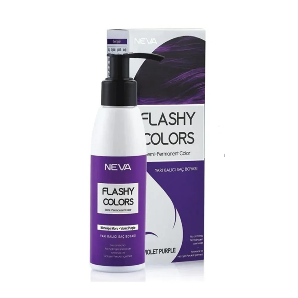 Neva Flashy Colors Set 100 Ml-Menekşe Moru