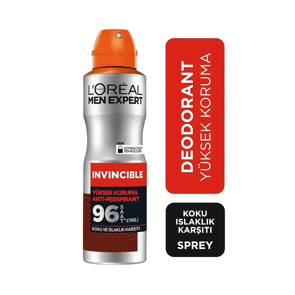 Loreal Paris Men Expert Invincible Koku Ve Islaklık Deodorant 150 Ml