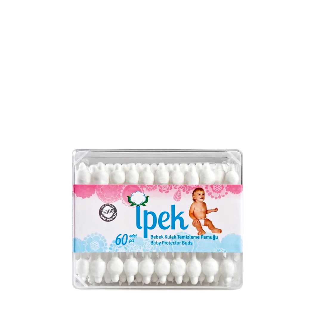 İpek Bebek Kulak Temizleme Pamuğu 60 Adet