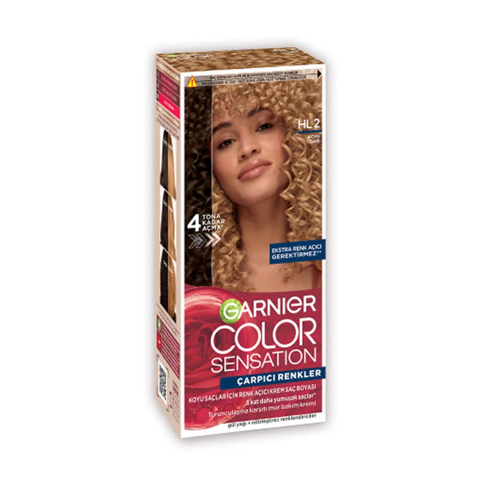 Garnier Çarpıcı Renkler Saç Boyası 7-31 HL2 Koyu Sarı