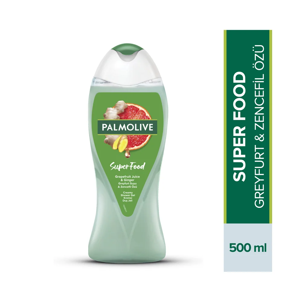 Palmolive Duş Jeli Superfood Greyfurt Suyu & Zencefil Özü 500 Ml