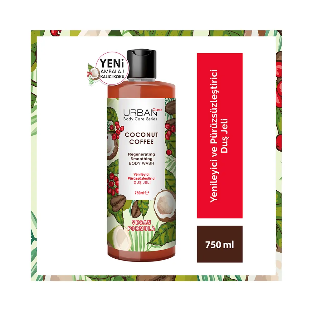 Urban Care Body Series Coconut Coffee Duş Jeli 750 ML