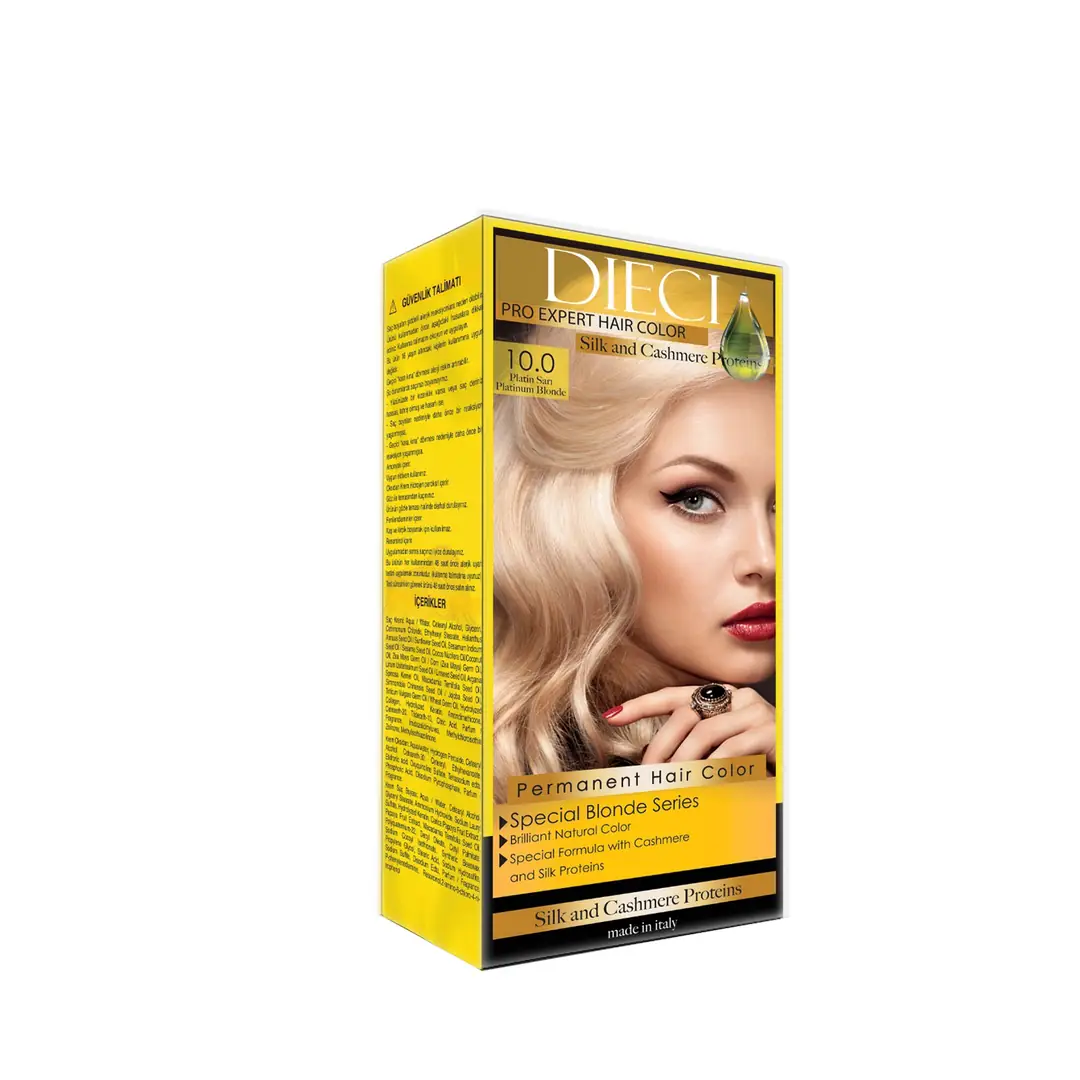 Dieci Natural Eko Kit Boya 10-0 Platin Sarı