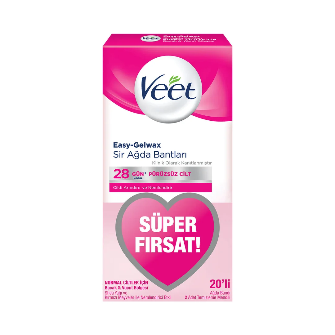 Veet Sir Ağda Bandı Normal Cilt 20'li