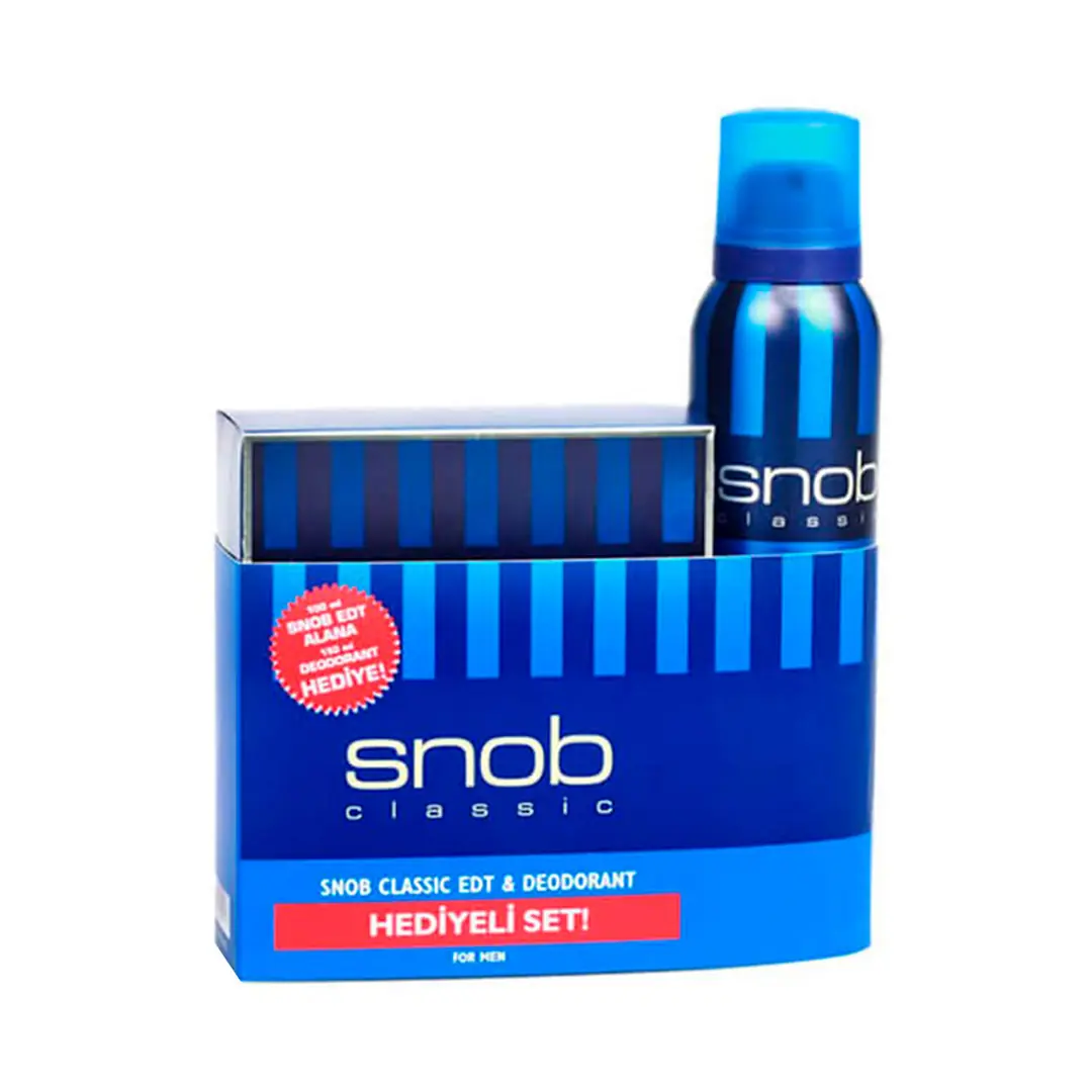Snob Classic Edt +Deodorant Kofre