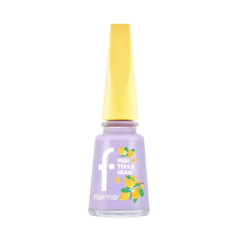 Flormar Mediterranean Yüksek Pigmentli & Parlak Bitişli Oje 001 Lilac Bloom – 001 Lilac Bloom
