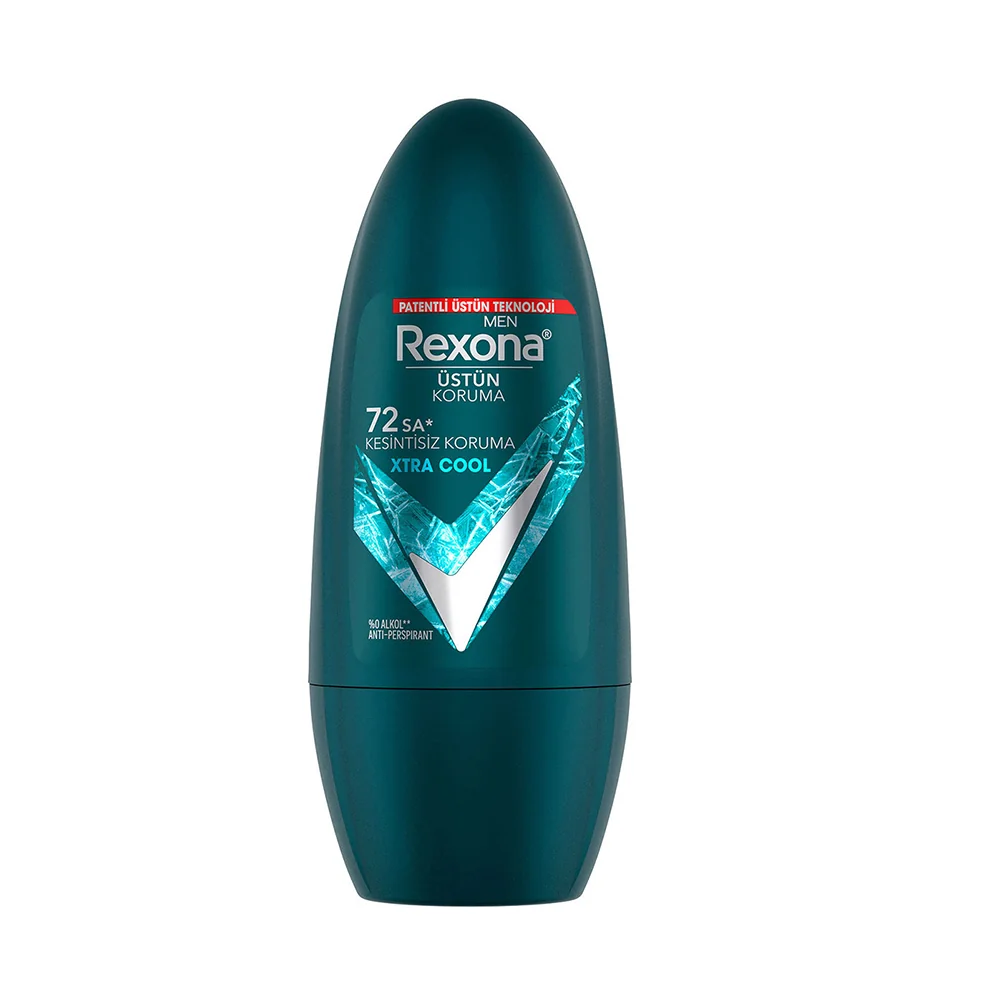 Rexona Üstün Koruma Erkek Roll On Deodorant Xtra Cool 72 Saat Kesintisiz Koruma 50 Ml