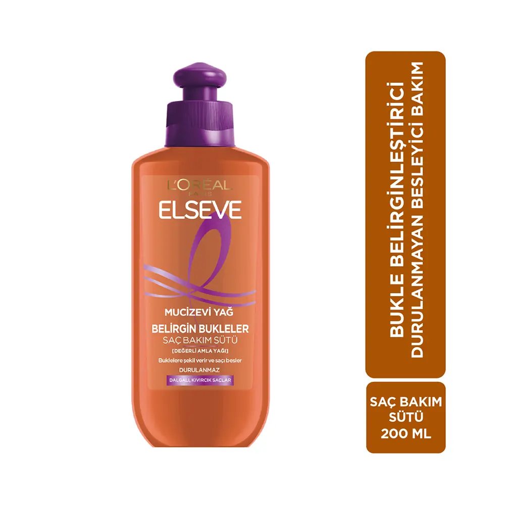 Loreal Elseve L'Oréal Paris Elseve Amla Yağı Bukle Belirginleştirici Saç Bakım Kremi 200 Ml