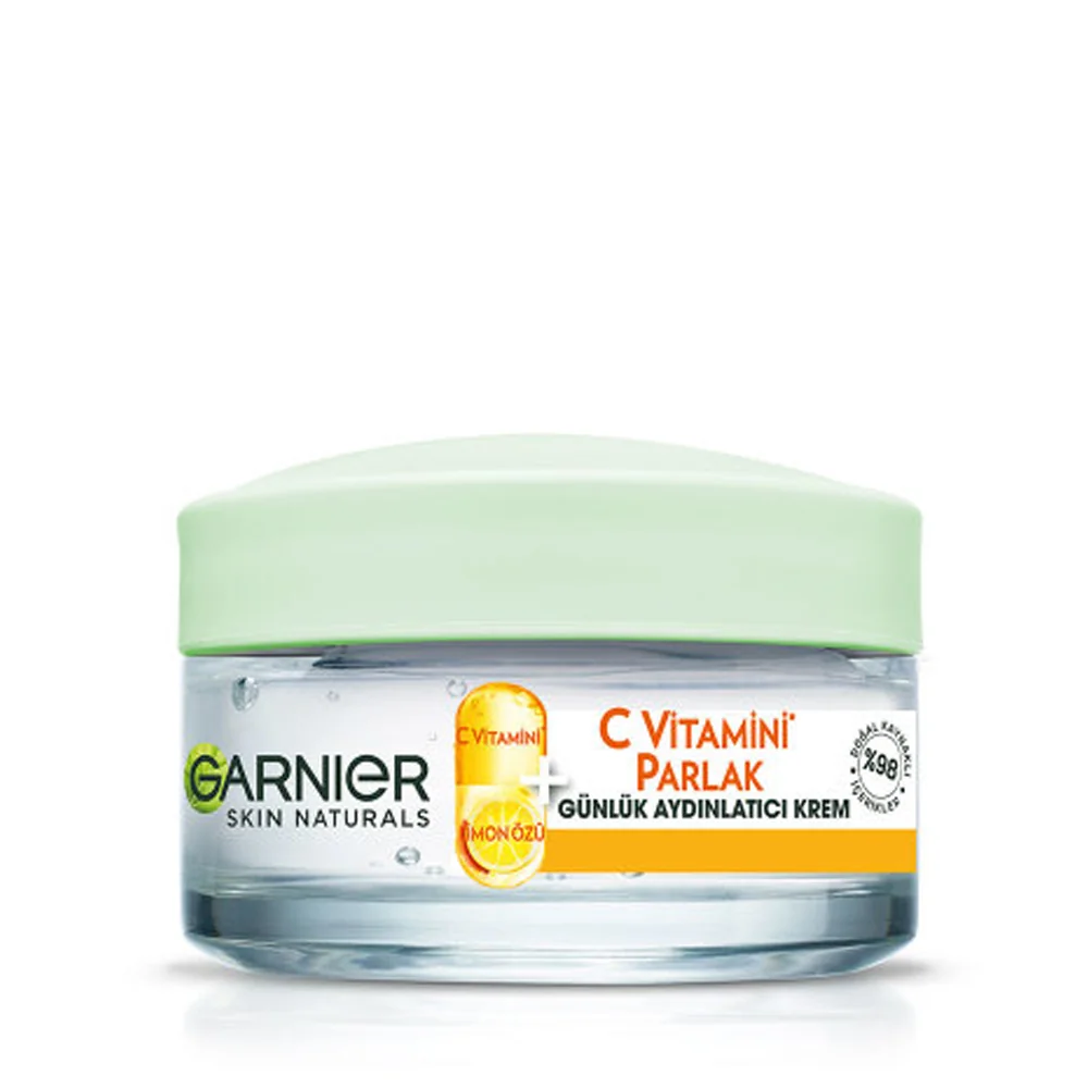 Garnier C Vitamini Parlak Günlük Aydınlatıcı Nemlendirici Krem 50 Ml