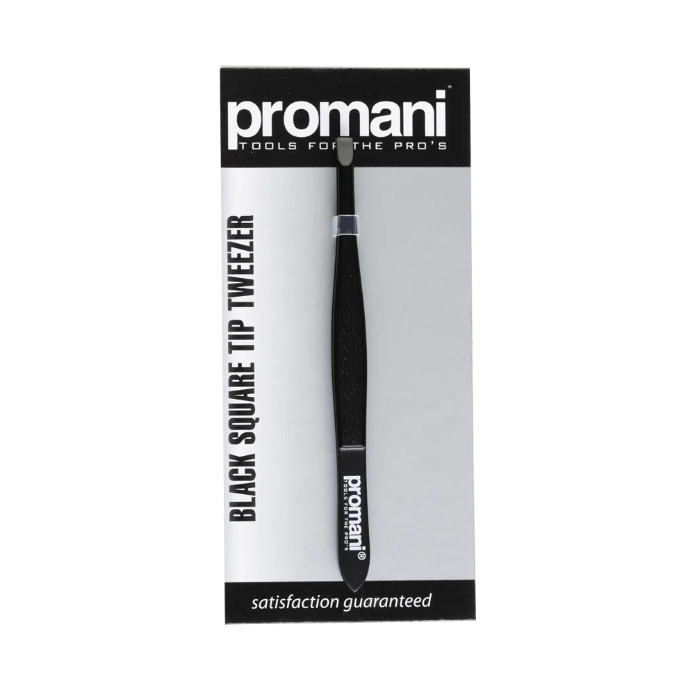 Promani Siyah Düz Uçlu Cımbız