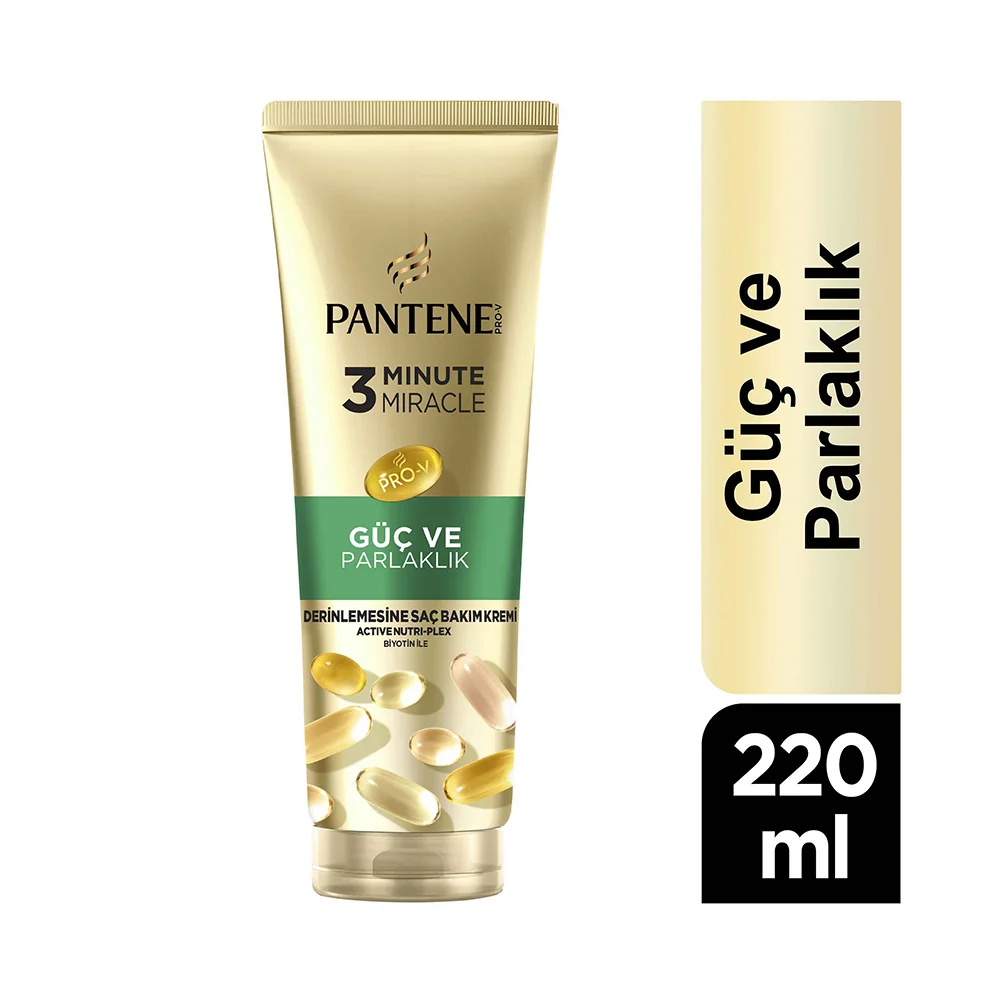 Pantene Miracle Güç ve Parlaklık Saç Bakım Kremi 220 Ml
