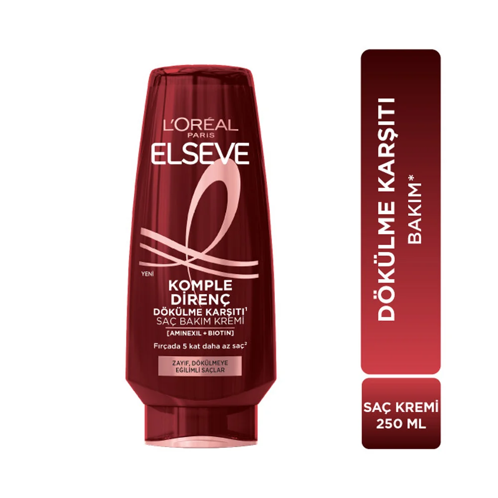 L'Oréal Paris Elseve Kopmle Direnç Dökülme Karşıtı Saç Bakım Kremi 250 Ml