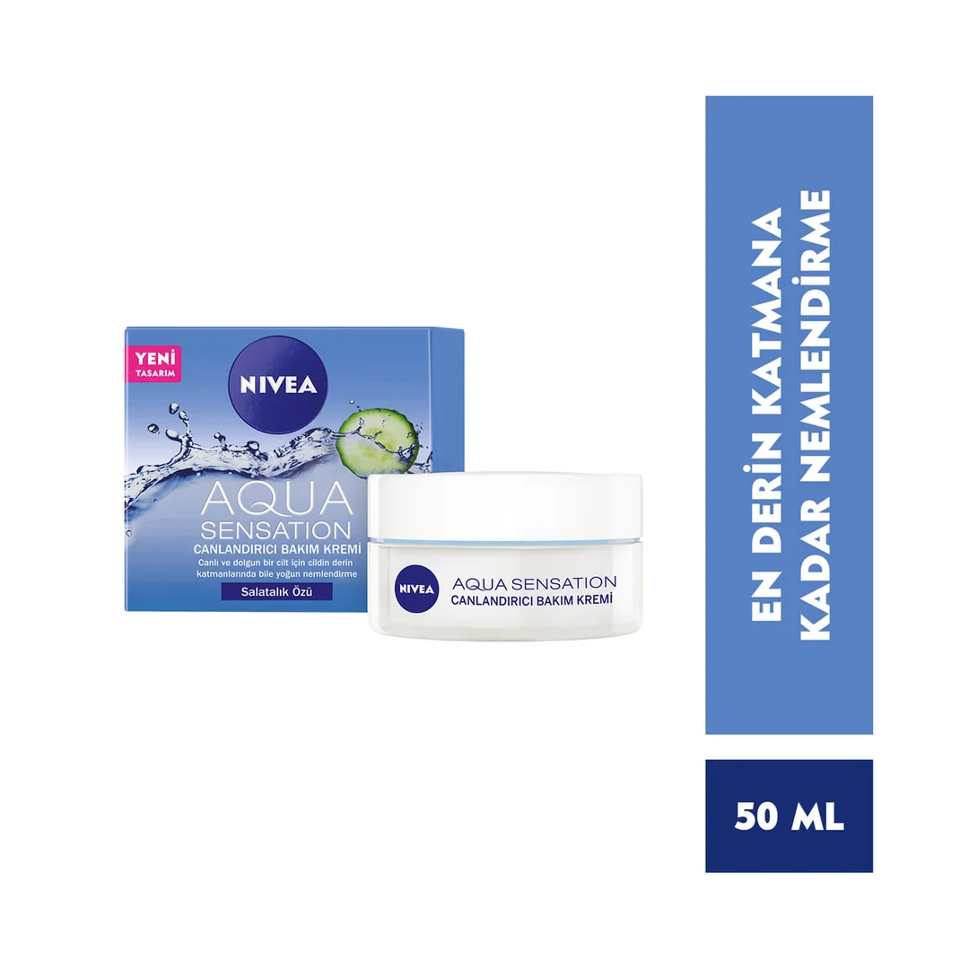 Nivea Aqua Sensation Canlandırıcı Bakım Kremi 50 Ml