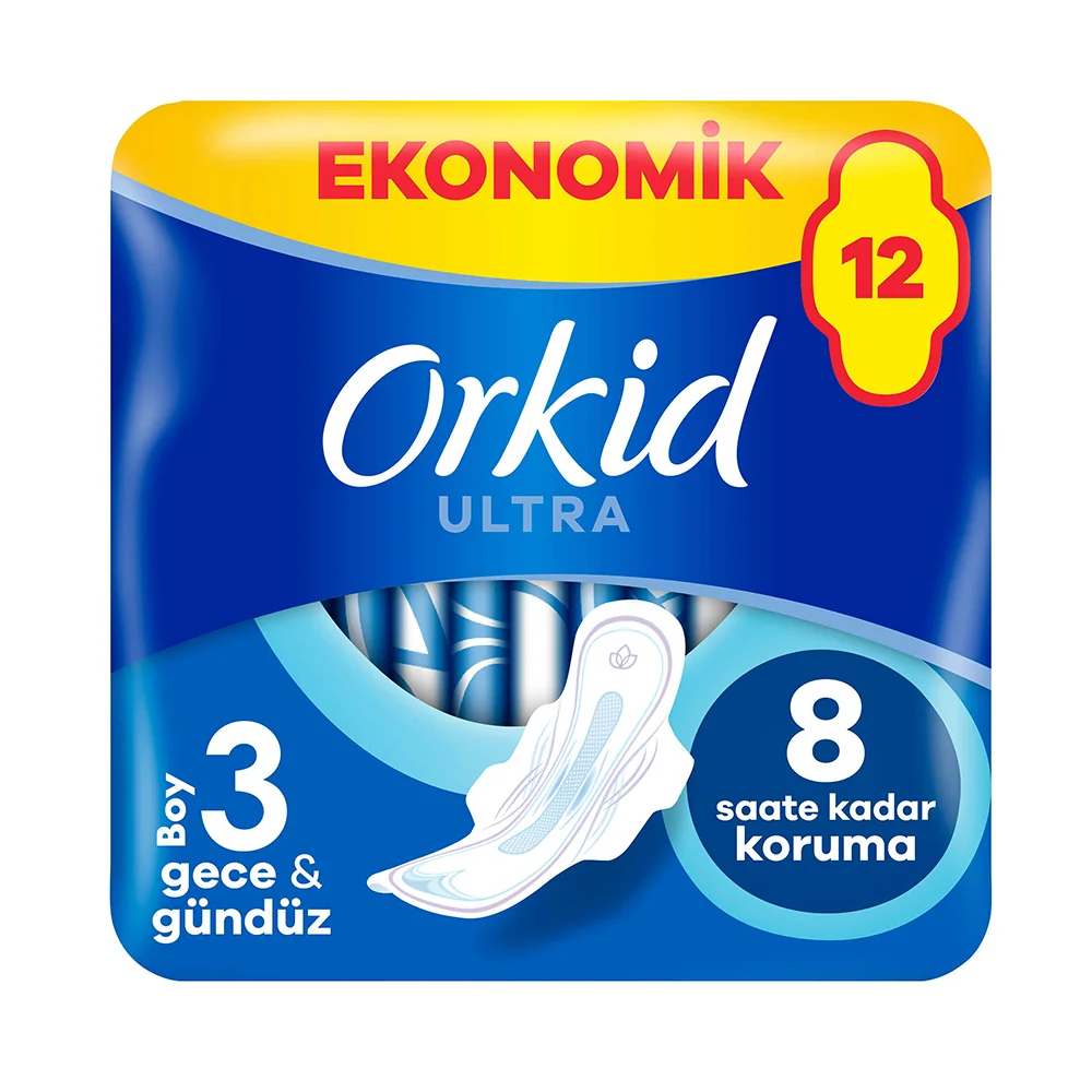 Orkid Ultra Ekstra Eko Paket Gece 12'Li