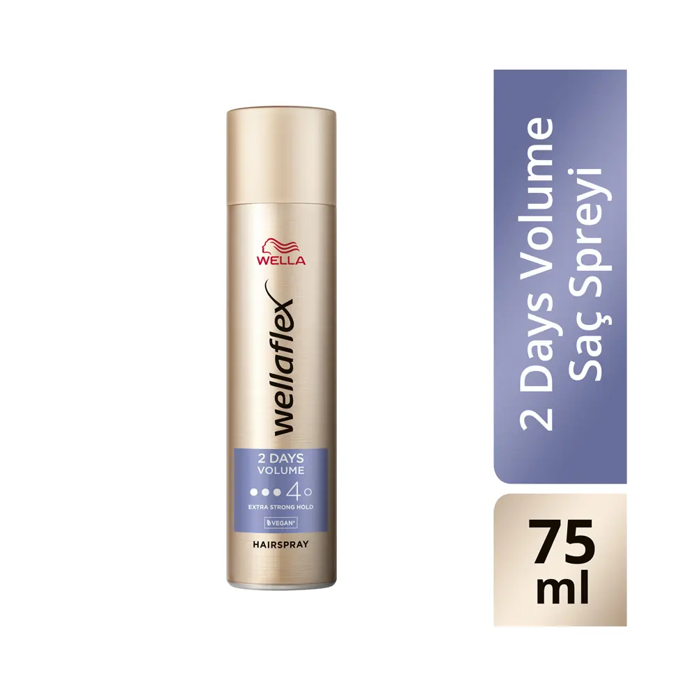 Wellaflex Saç Spreyi 2Nd Days Volume Extra Strong Hold 4 75 Ml | Cosmetica