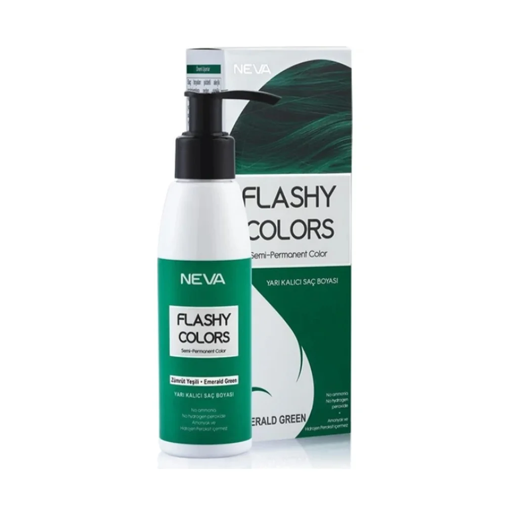 Neva Flashy Colors Set 100 Ml-Zümrüt Yeşil