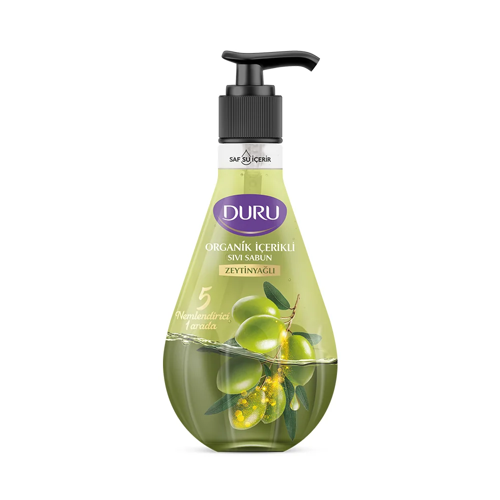 Duru Organik İçerikli Zeytinyağlı Sıvı Sabun 500 Ml