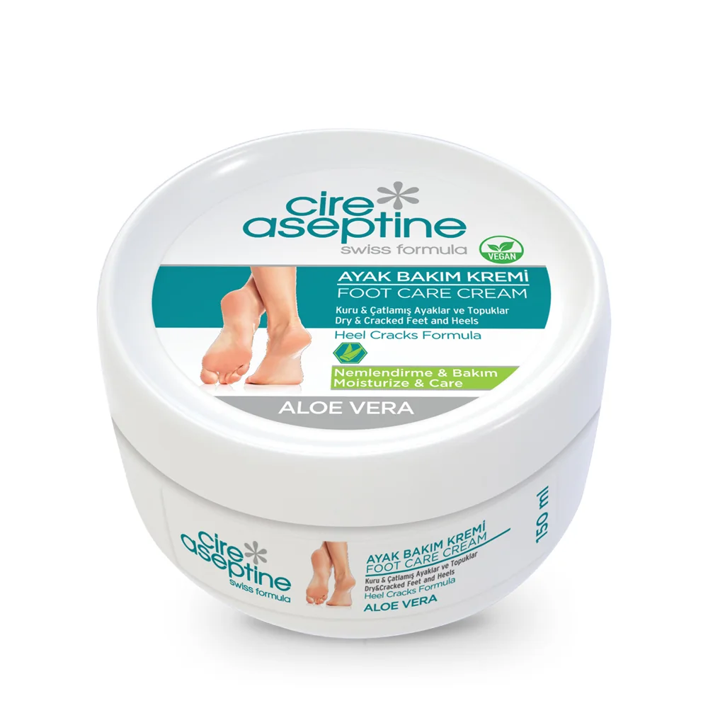 Cire Aseptine Aloe Vera Ayak Bakım Kremi 150 Ml