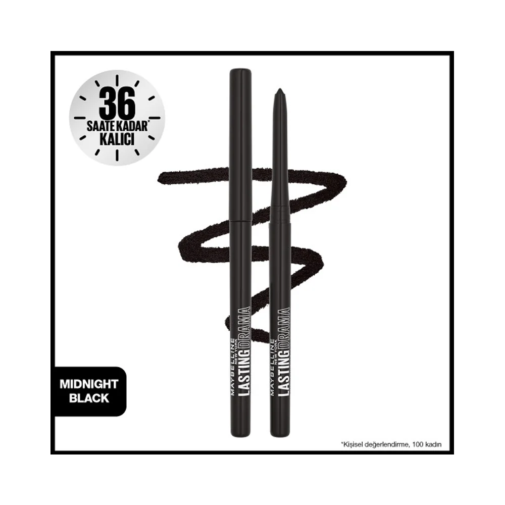 Maybelline New York Lasting Drama Automatic Liner Göz Kalemi - Midnight Black