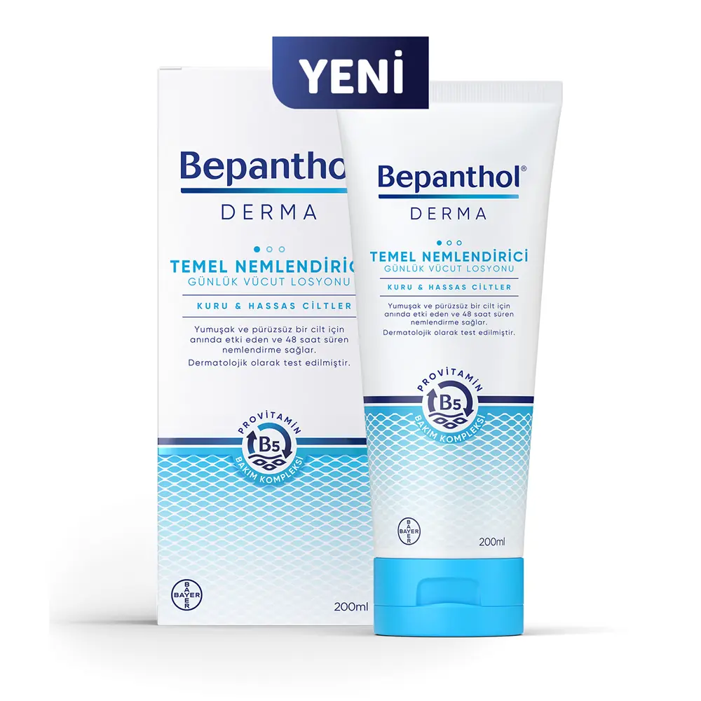 Bepanthol Derma Temel Nemlendirici Günlük Vücut Losyonu