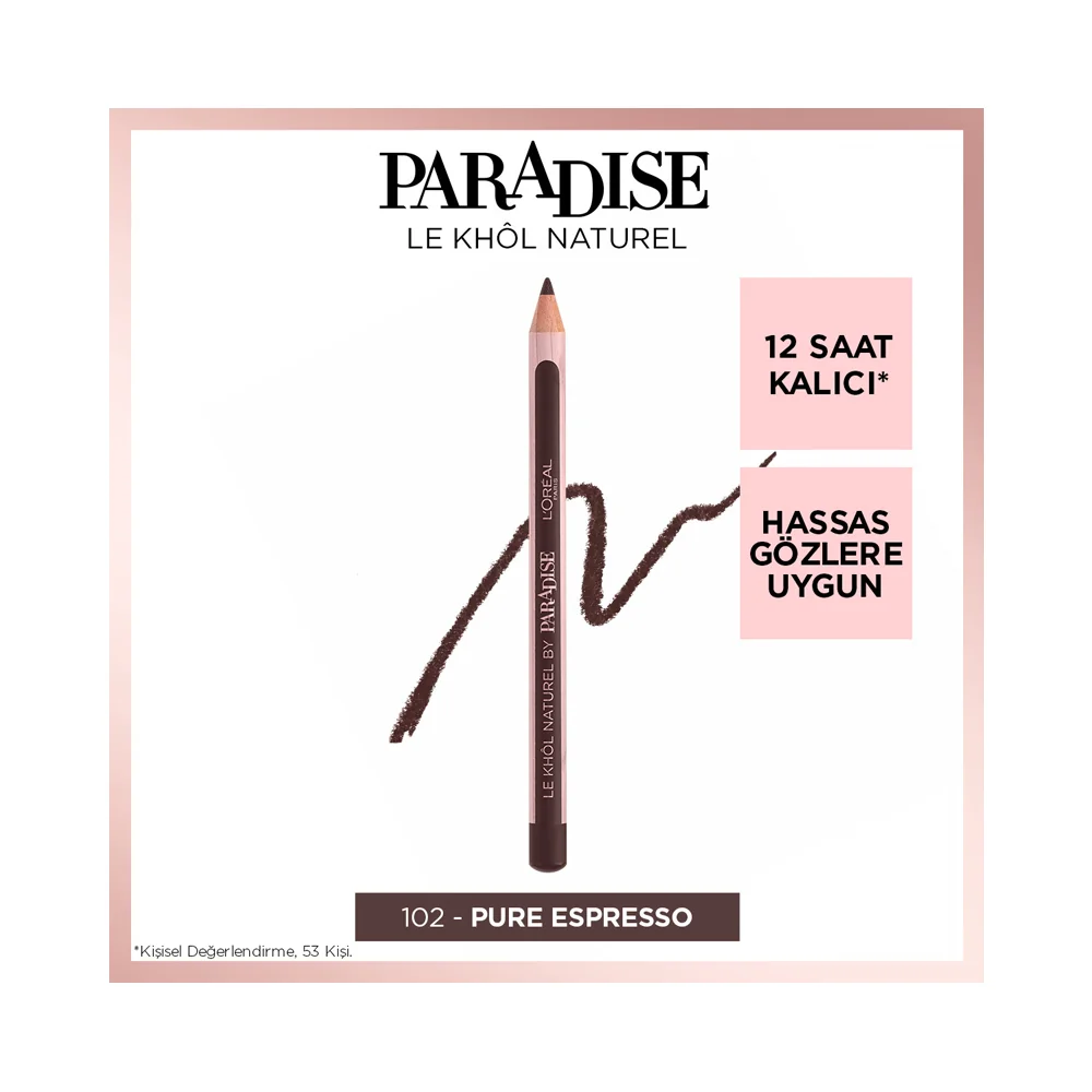 Loreal Paris Paradise Le Khol Göz Kalemi 102 Purespres