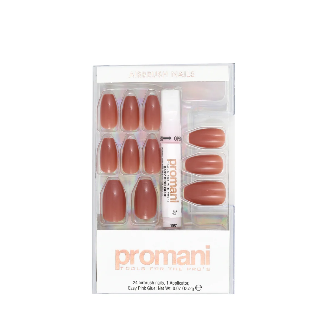 Promani Gül Kurusu Takma Tırnak Kiti 5658