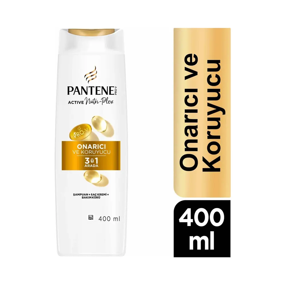 Pantene Onarıcı Ve Koruyucu Bakım Şampuanı 3'ü 1 Arada 400 Ml