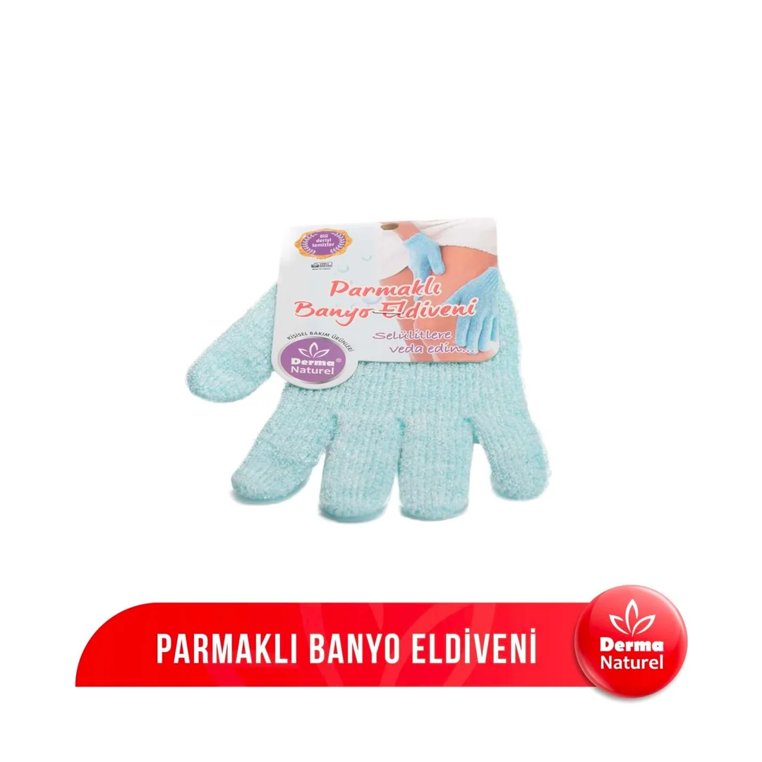 Derma Naturel Parmaklı Banyo Eldiveni Ms-23