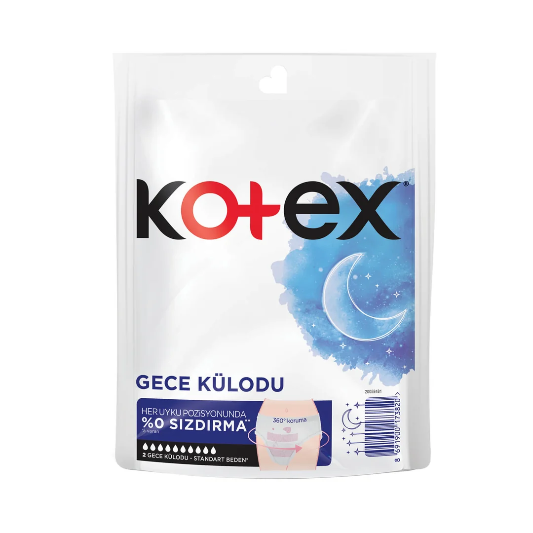 Kotex Regl Gece Külodu 2 Adet