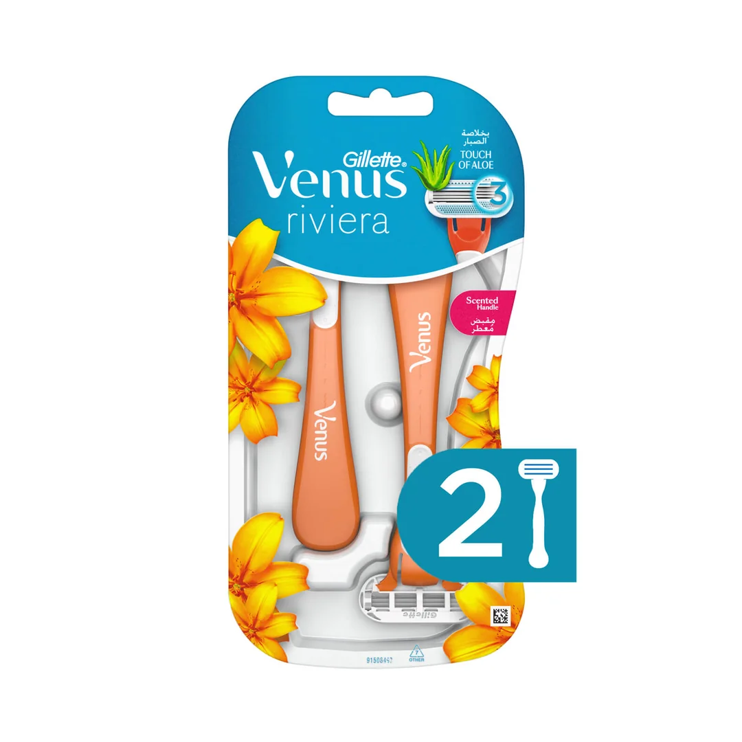 Gillette Venus Riviera Kullan At Kadın Tıraş Bıçağı 2'li