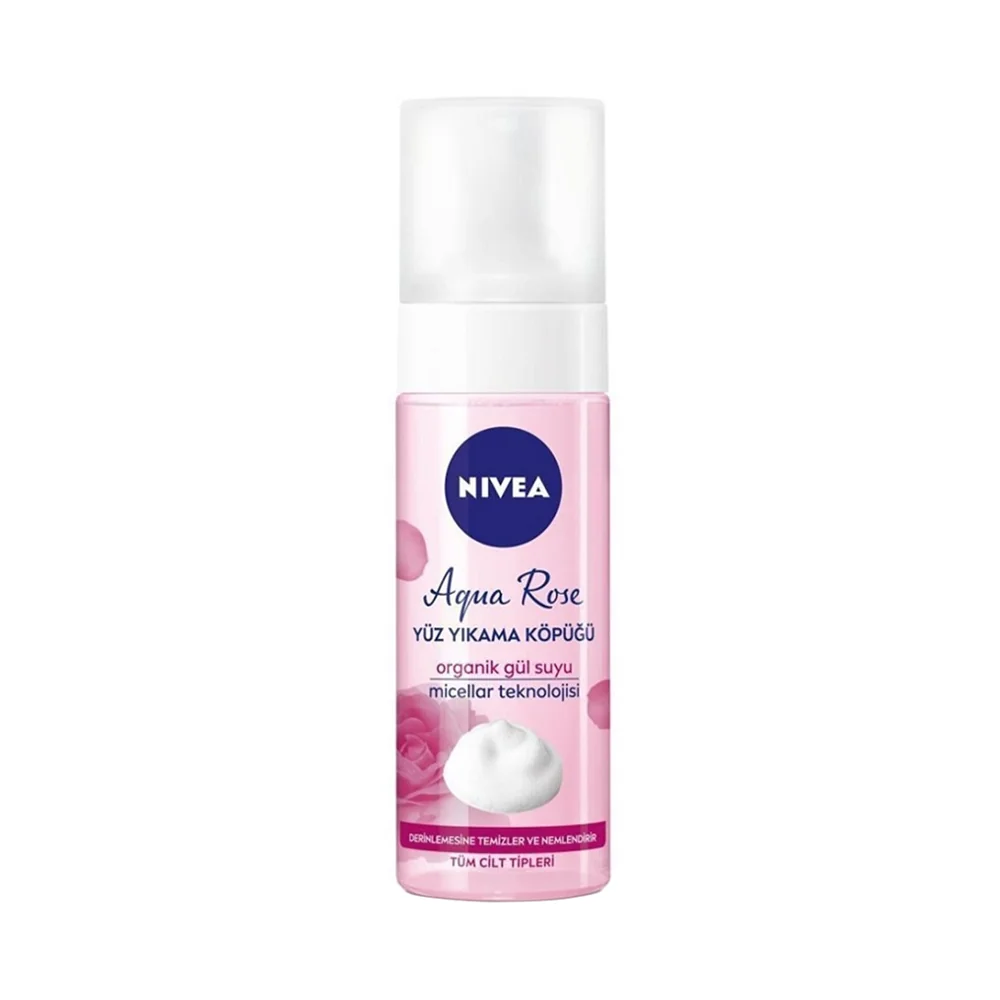 Nivea Aqua Rose Organik Gül Suyu İçeren Yüz Yıkama Köpüğü 150 Ml
