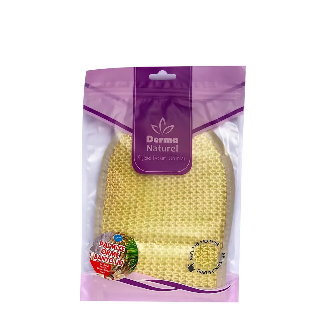 Derma Naturel Örme Havlu Banyo Eldiveni Ms-04